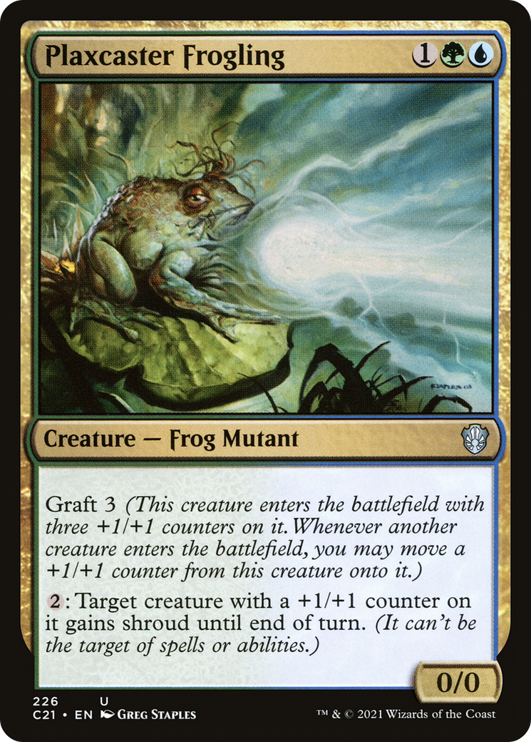 Plaxcaster Frogling [Commander 2021] | Grognard Games