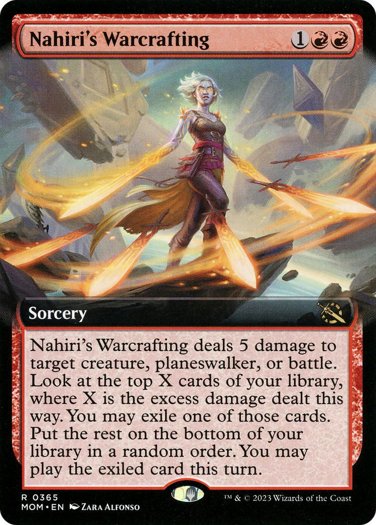 Nahiri's Warcrafting (Extended Art) [March of the Machine] | Grognard Games