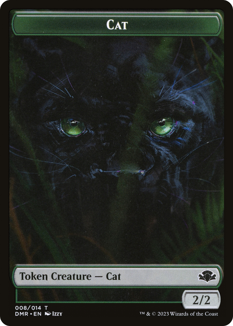 Cat Token (008) [Dominaria Remastered Tokens] | Grognard Games