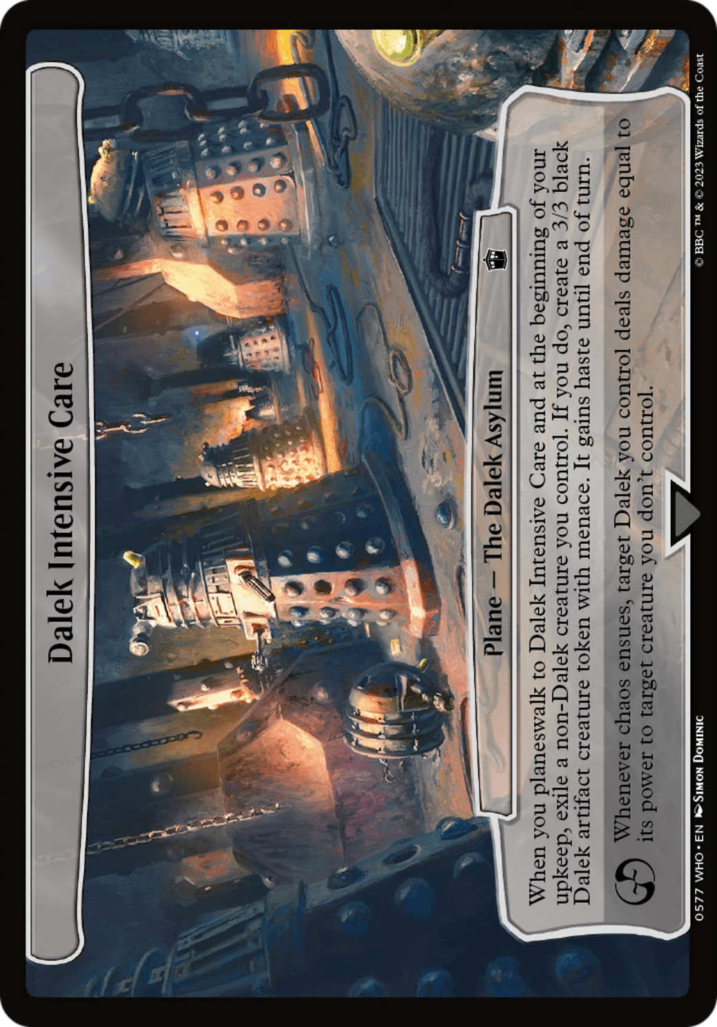 Dalek Intensive Care [Planechase] | Grognard Games
