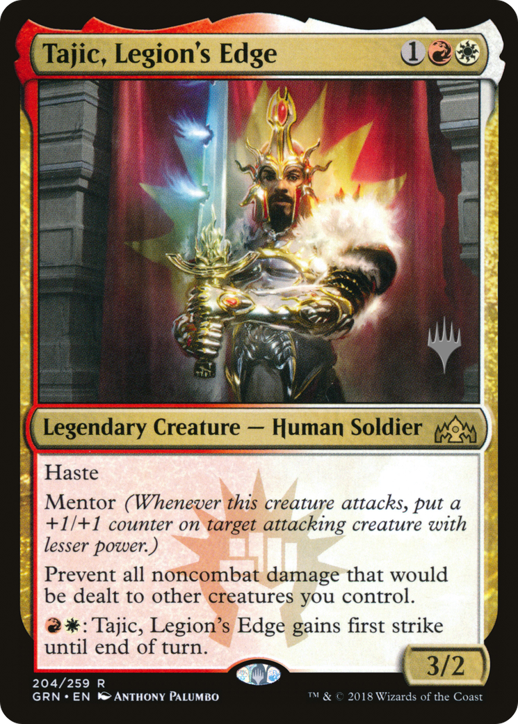 Tajic, Legion's Edge (Promo Pack) [Guilds of Ravnica Promos] | Grognard Games