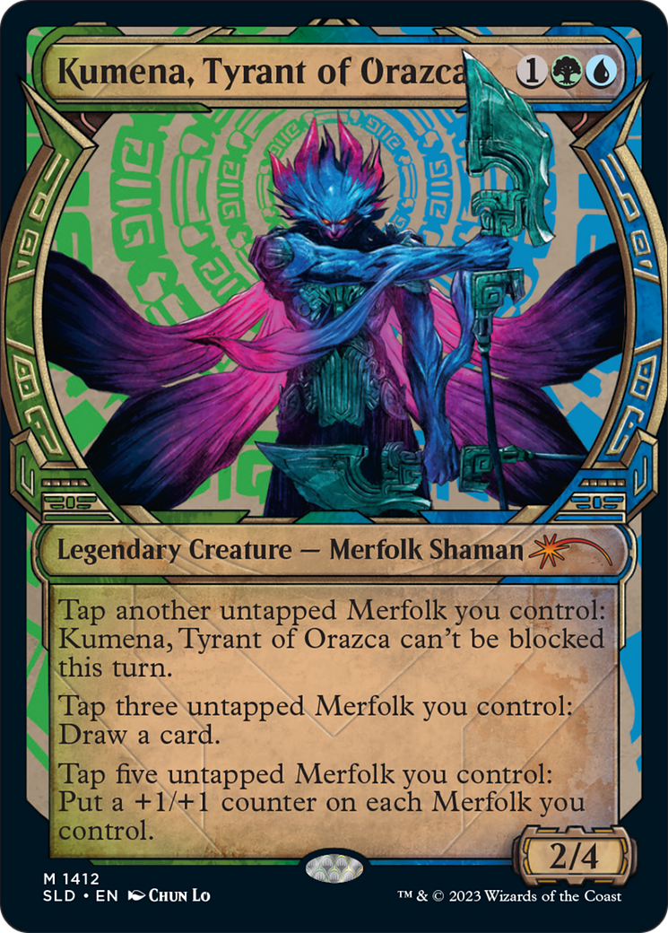 Kumena, Tyrant of Orazca (Rainbow Foil) [Secret Lair Drop Series] | Grognard Games