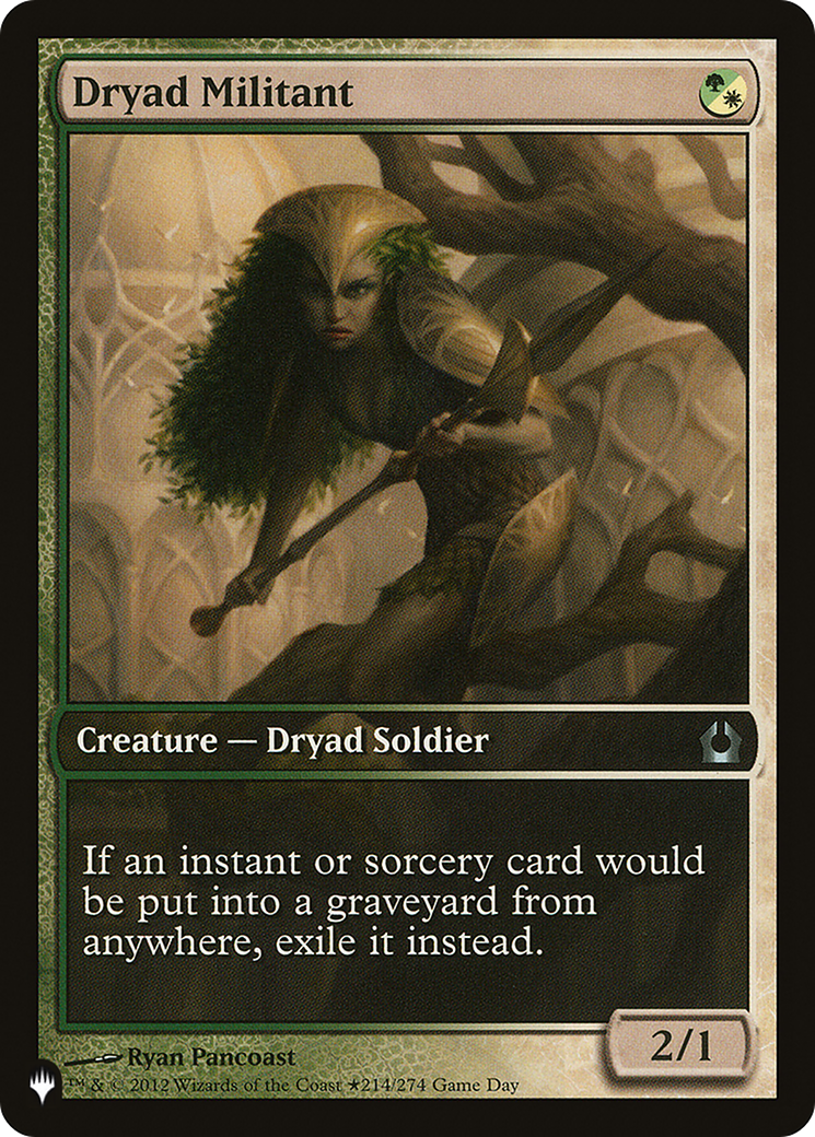 Dryad Militant [The List] | Grognard Games