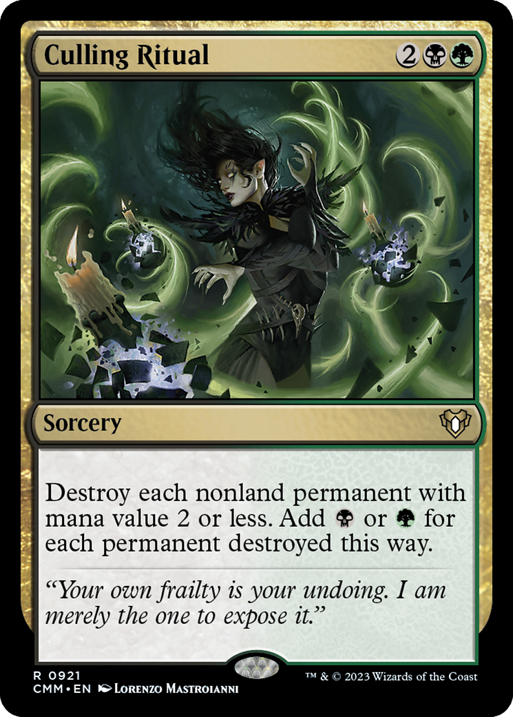 Culling Ritual [Commander Masters] | Grognard Games
