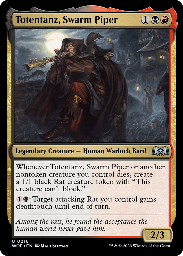 Totentanz, Swarm Piper [Wilds of Eldraine] | Grognard Games