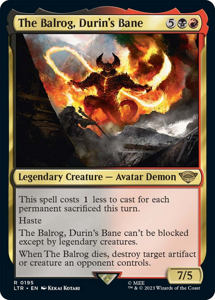 The Balrog, Durin's Bane [The Lord of the Rings: Tales of Middle-Earth] | Grognard Games