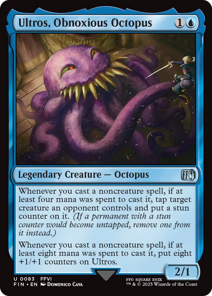 Ultros, Obnoxious Octopus (FIN-083) - FINAL FANTASY | Grognard Games