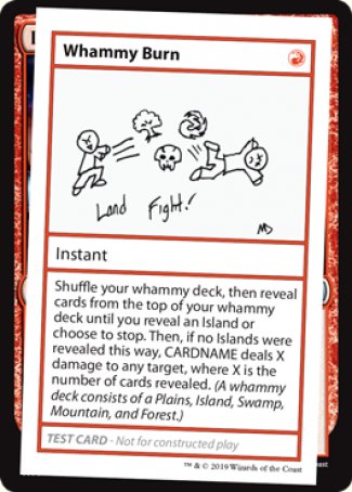 Whammy Burn (2021 Edition) [Mystery Booster Playtest Cards] | Grognard Games