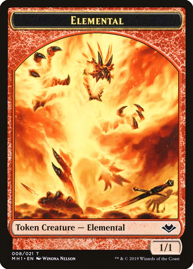 Elemental Token (008/021) [Modern Horizons Tokens] | Grognard Games