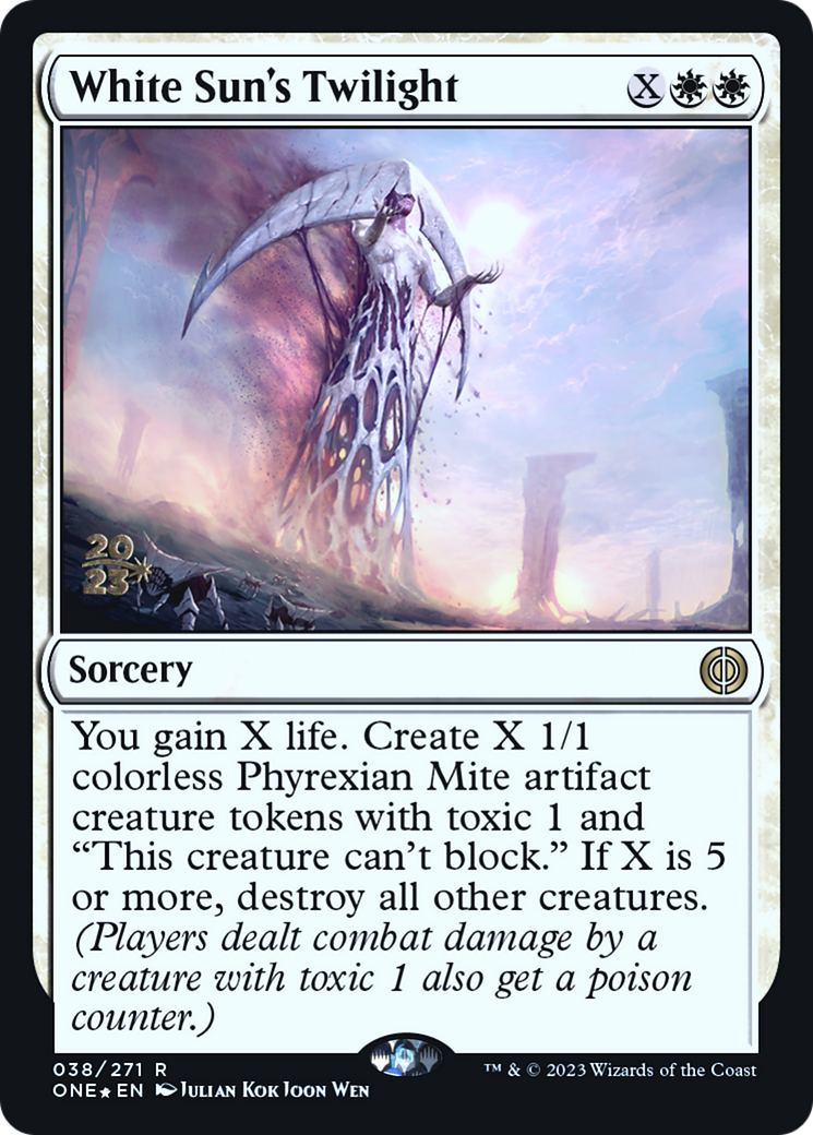 White Sun's Twilight [Phyrexia: All Will Be One Prerelease Promos] | Grognard Games