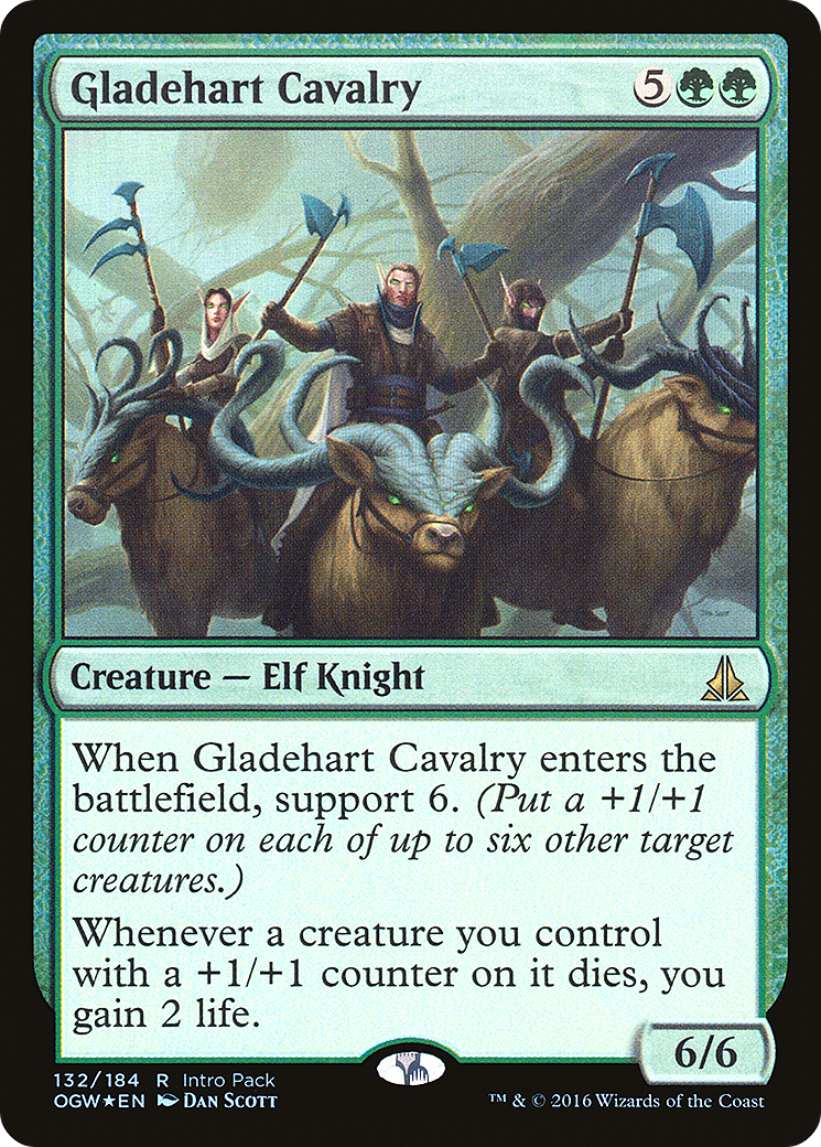 Gladehart Cavalry (Intro Pack) [Oath of the Gatewatch Promos] | Grognard Games