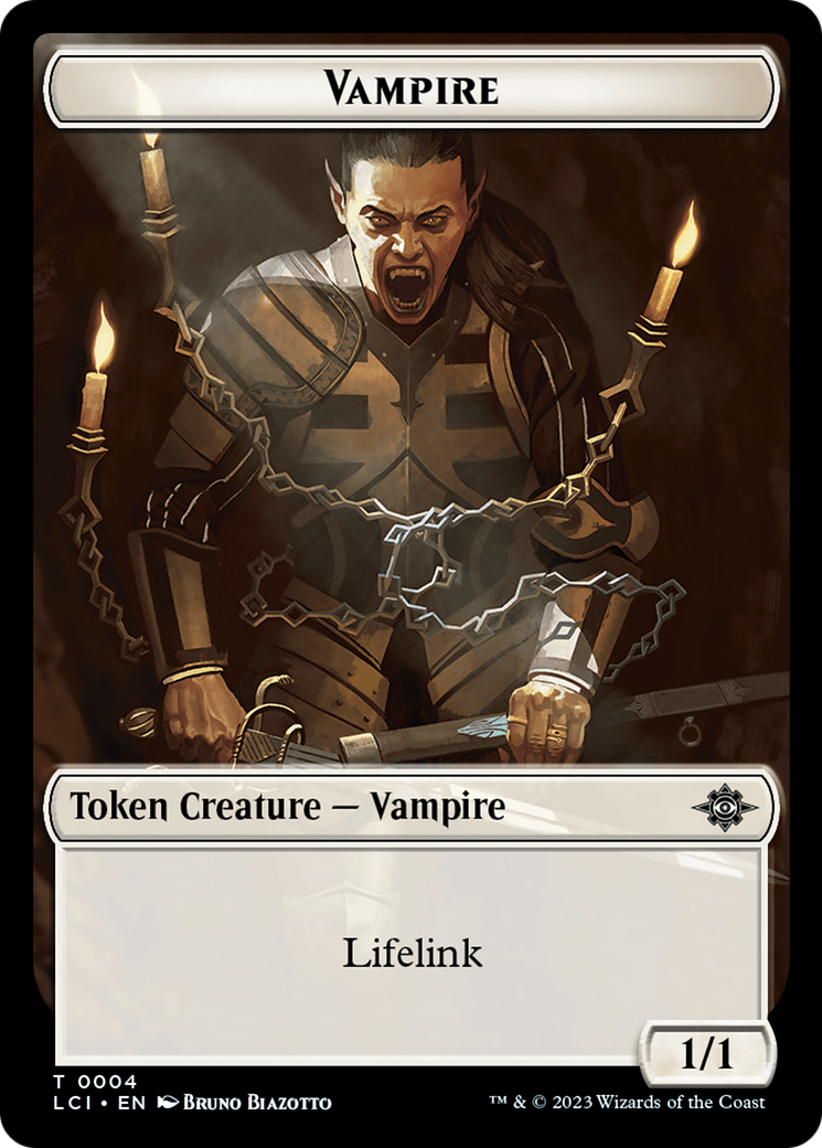 Vampire // Vampire Demon Double-Sided Token [The Lost Caverns of Ixalan Tokens] | Grognard Games