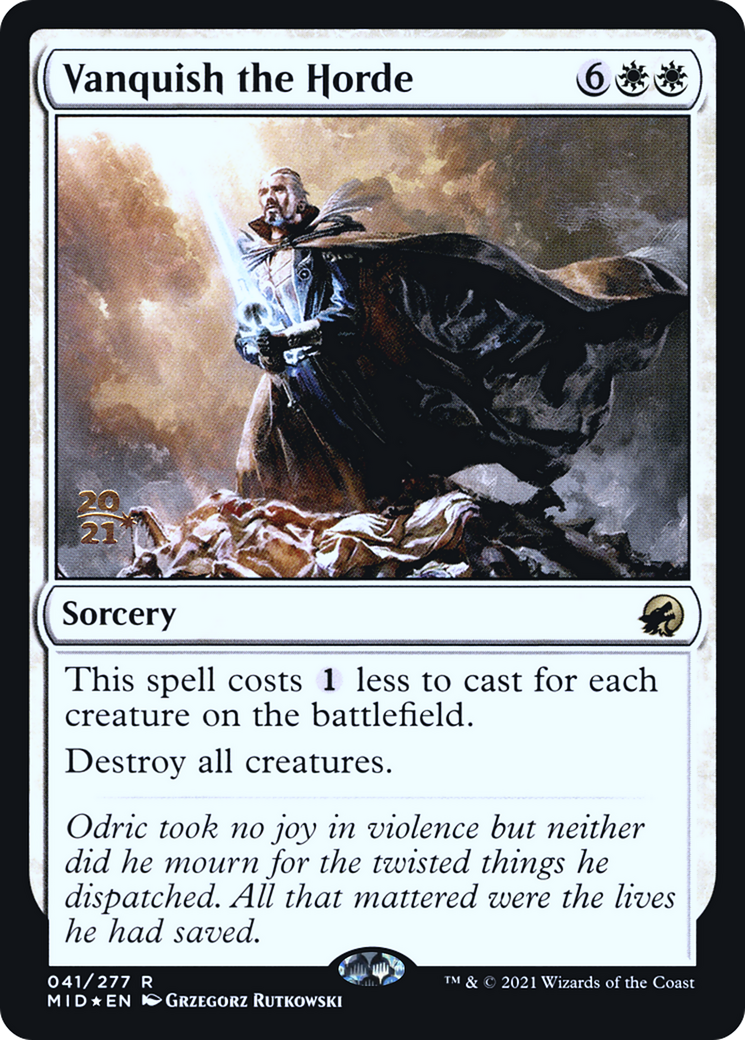 Vanquish the Horde [Innistrad: Midnight Hunt Prerelease Promos] | Grognard Games