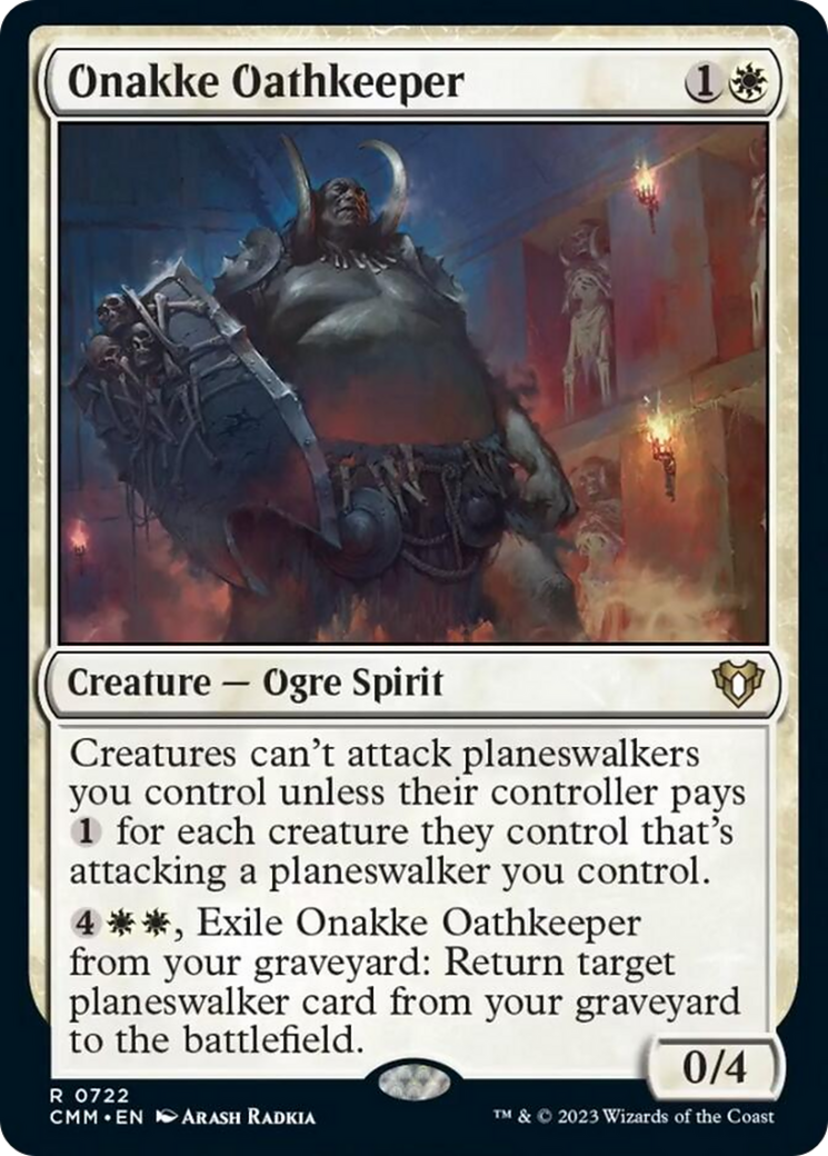 Onakke Oathkeeper [Commander Masters] | Grognard Games