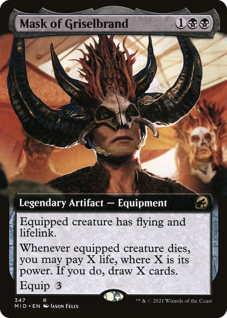 Mask of Griselbrand (Extended) [Innistrad: Midnight Hunt] | Grognard Games