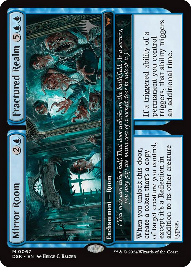 Mirror Room // Fractured Realm (Promo Pack) [Duskmourn: House of Horror Promos] | Grognard Games