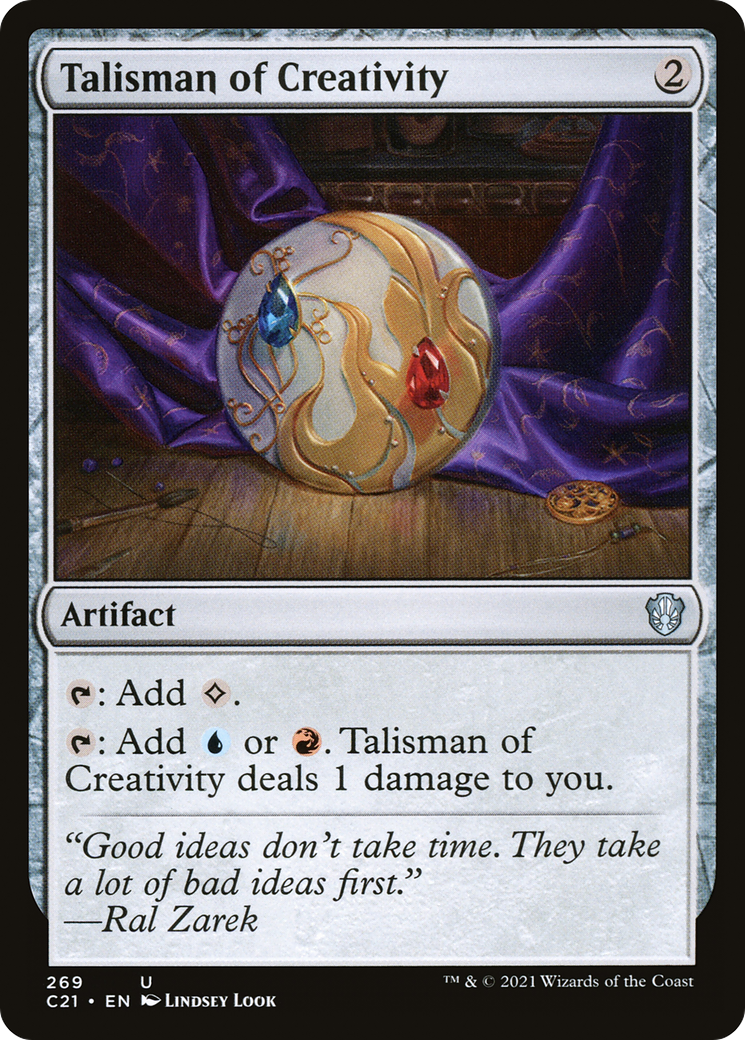 Talisman of Creativity [Commander 2021] | Grognard Games
