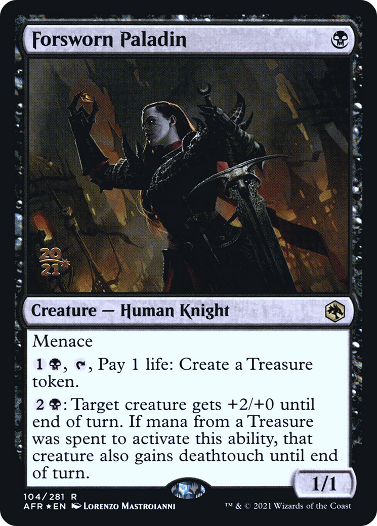 Forsworn Paladin [Dungeons & Dragons: Adventures in the Forgotten Realms Prerelease Promos] | Grognard Games