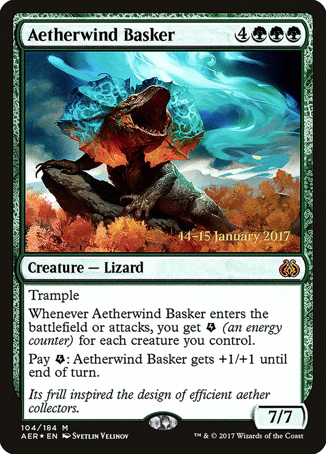 Aetherwind Basker [Aether Revolt Prerelease Promos] | Grognard Games