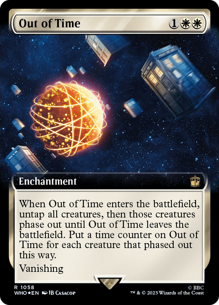 Out of Time (Extended Art) (Surge Foil) [Doctor Who] | Grognard Games