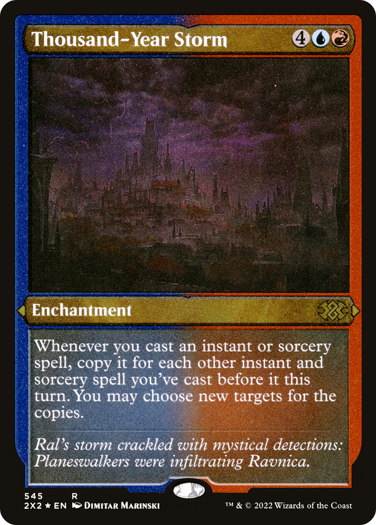 Thousand-Year Storm (Foil Etched) (2X2-545) - Double Masters 2022 Foil | Grognard Games