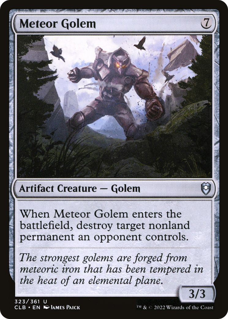 Meteor Golem [Commander Legends: Battle for Baldur's Gate] | Grognard Games