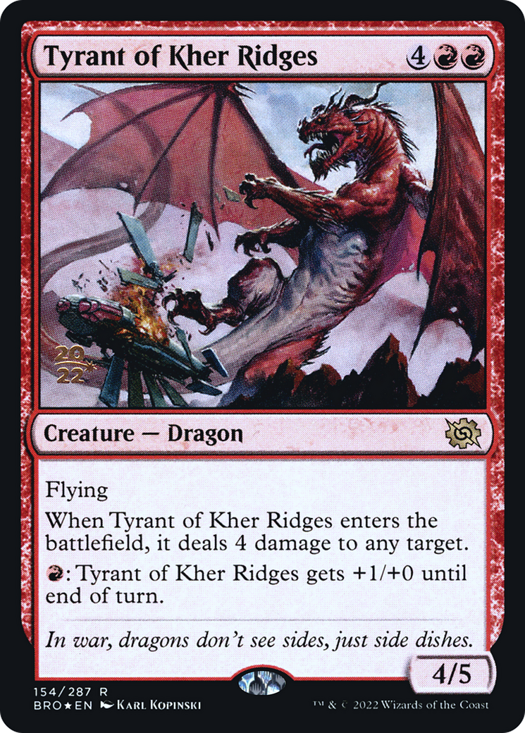Tyrant of Kher Ridges [The Brothers' War: Prerelease Promos] | Grognard Games