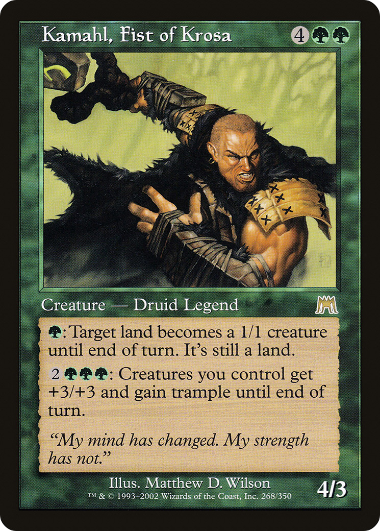 Kamahl, Fist of Krosa [Onslaught] | Grognard Games
