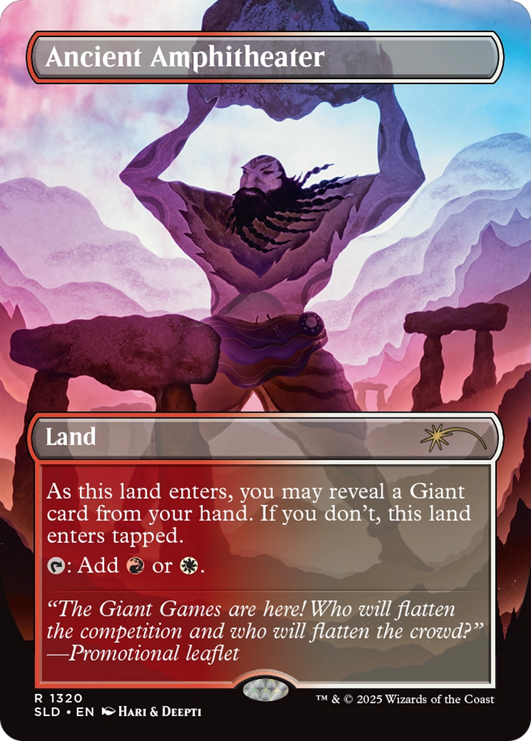 Ancient Amphitheater (SLD-1320) - Secret Lair Drop (Borderless) Foil | Grognard Games