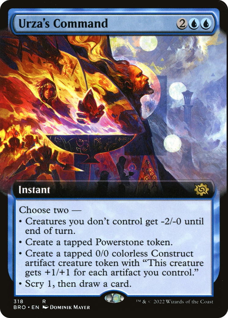 Urza's Command (Extended Art) [The Brothers' War] | Grognard Games
