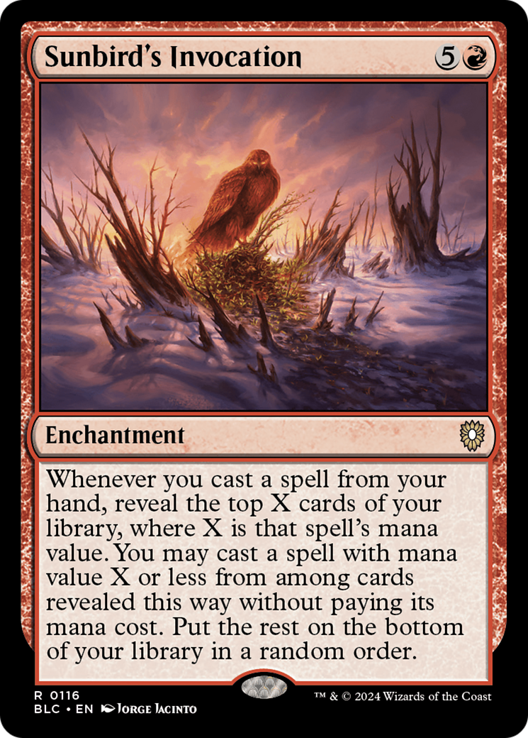Sunbird's Invocation [Bloomburrow Commander] | Grognard Games