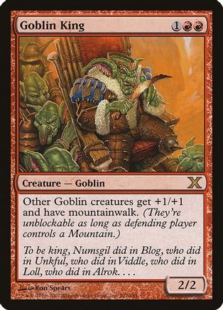 Goblin King (10E-207) - 10th Edition Foil | Grognard Games