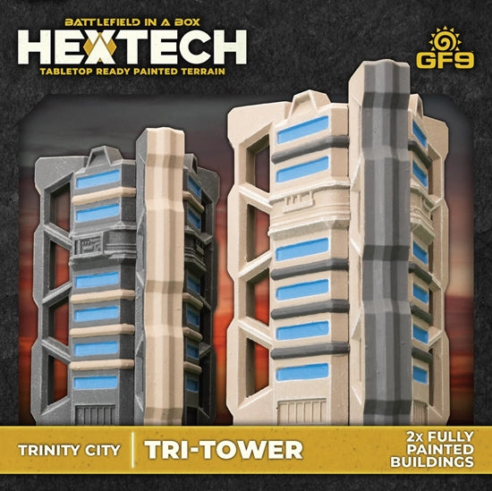 HEXT11 Battlefield in a Box: HexTech - Tri-Tower | Grognard Games