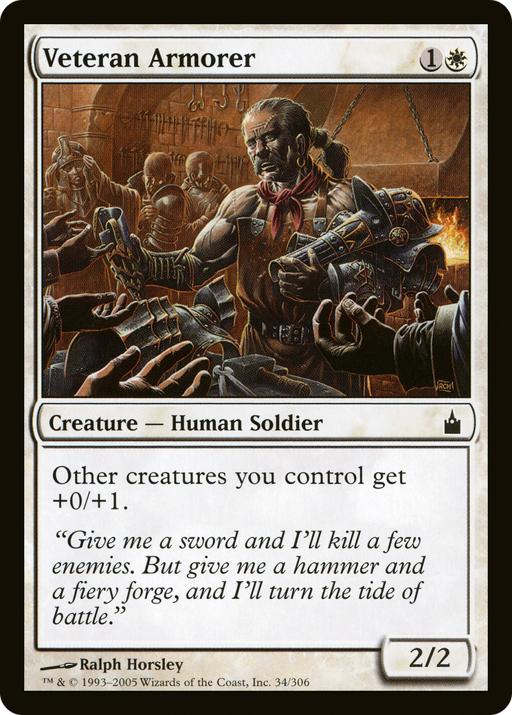 Veteran Armorer [Ravnica: City of Guilds] | Grognard Games