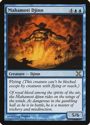 Mahamoti Djinn (10E-090) - 10th Edition Foil | Grognard Games