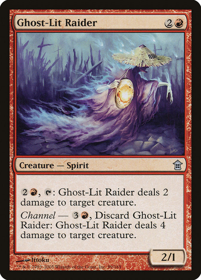 Ghost-Lit Raider [Saviors of Kamigawa] | Grognard Games