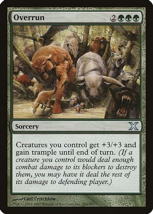 Overrun (10E-284) - 10th Edition Foil | Grognard Games