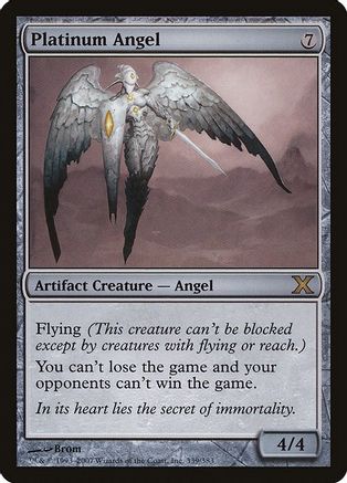 Platinum Angel (10E-339) - 10th Edition Foil | Grognard Games
