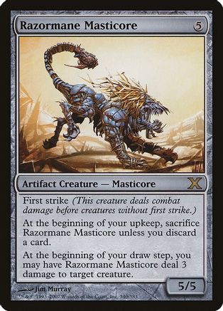 Razormane Masticore (10E-340) - 10th Edition | Grognard Games