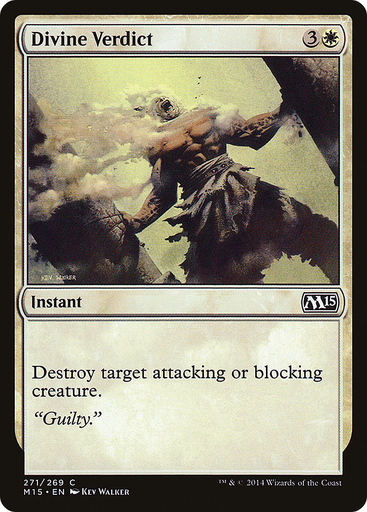 Divine Verdict (M15-271) - Magic 2015 Foil | Grognard Games
