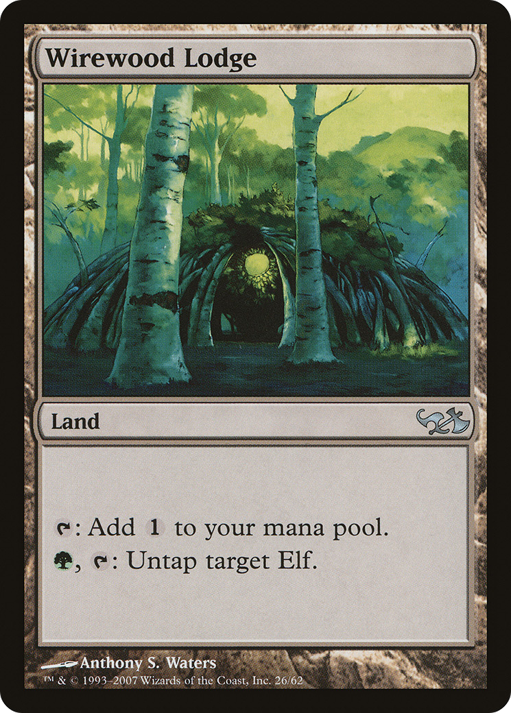 Wirewood Lodge (EVG-026) - Duel Decks: Elves vs. Goblins Foil | Grognard Games