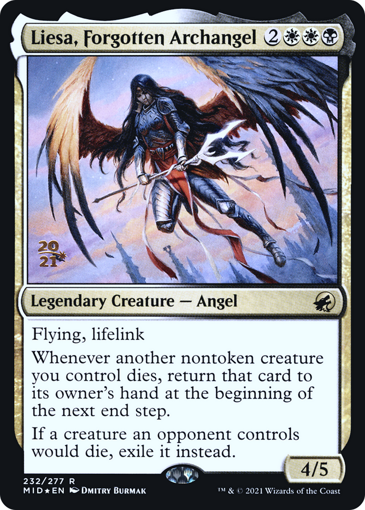 Liesa, Forgotten Archangel [Innistrad: Midnight Hunt Prerelease Promos] | Grognard Games