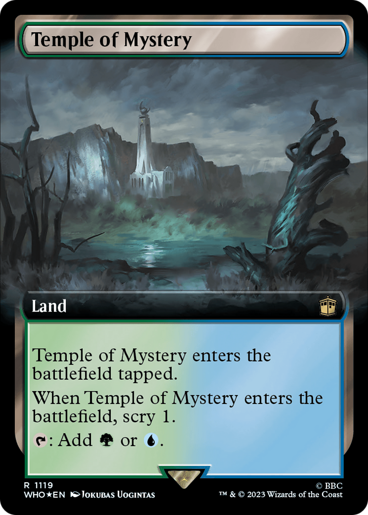 Temple of Mystery (Extended Art) (Surge Foil) [Doctor Who] | Grognard Games