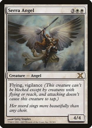 Serra Angel (10E-039) - 10th Edition Foil | Grognard Games