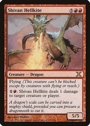 Shivan Hellkite (10E-231) - 10th Edition Foil | Grognard Games