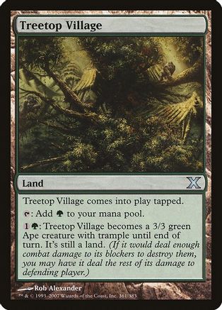 Treetop Village (10E-361) - 10th Edition Foil | Grognard Games