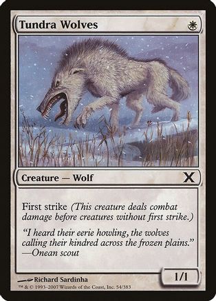 Tundra Wolves (10E-054) - 10th Edition Foil | Grognard Games