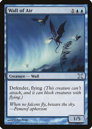 Wall of Air (10E-124) - 10th Edition | Grognard Games