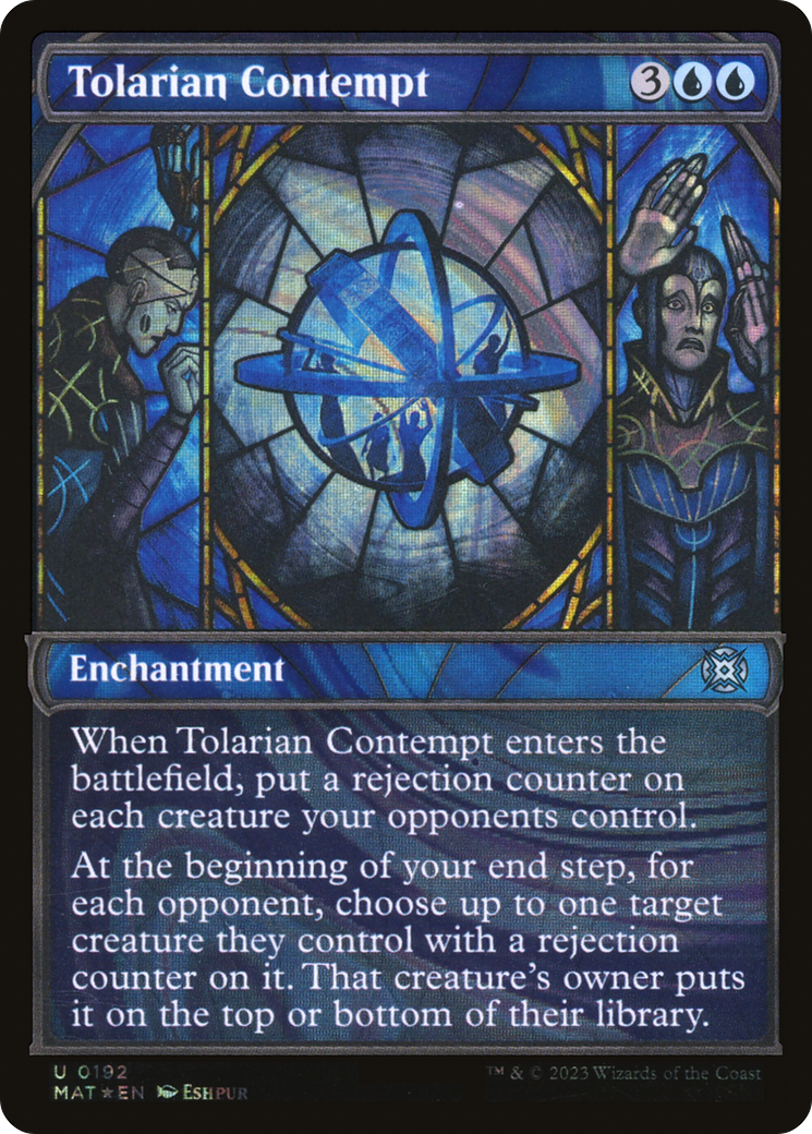 Tolarian Contempt (Showcase Halo Foil) [March of the Machine: The Aftermath] | Grognard Games