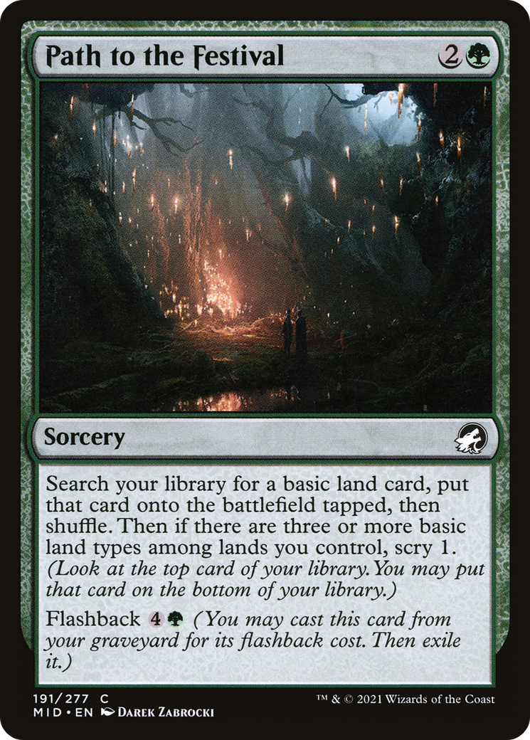Path to the Festival [Innistrad: Midnight Hunt] | Grognard Games